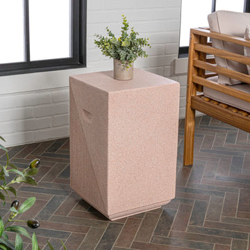 Adrian 20.75" Contemporary Minimalist Square Accent Table - JONATHAN Y